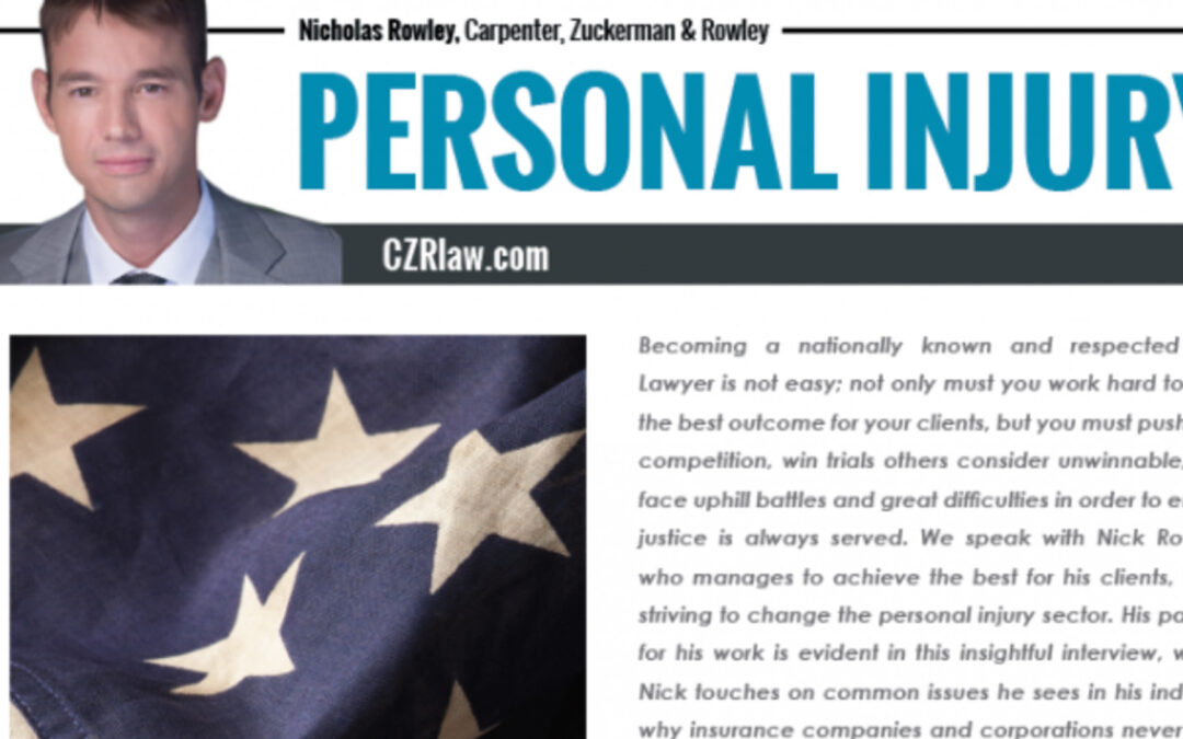 Nick Rowley Featured As Thought Leader In Lawyer Monthly